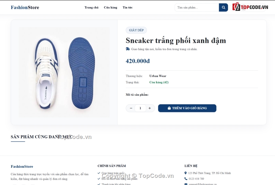 Web thời trang,Web bán hàng,bán hàng thời trang